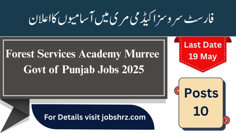 Forest Department Govt of Punjab Jobs 2025