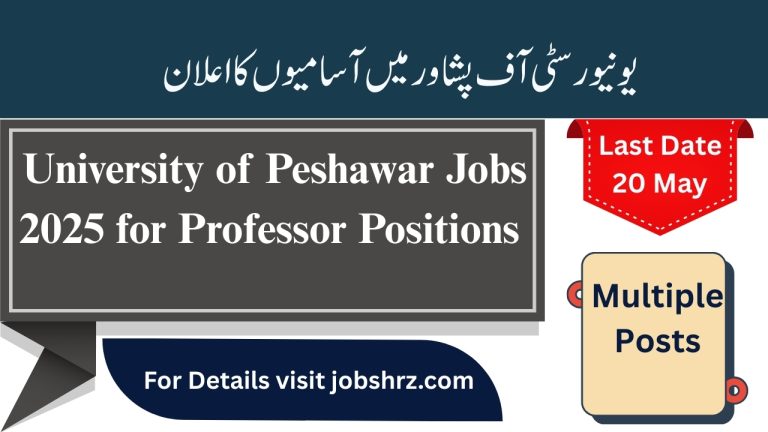 University of Peshawar Jobs 2025