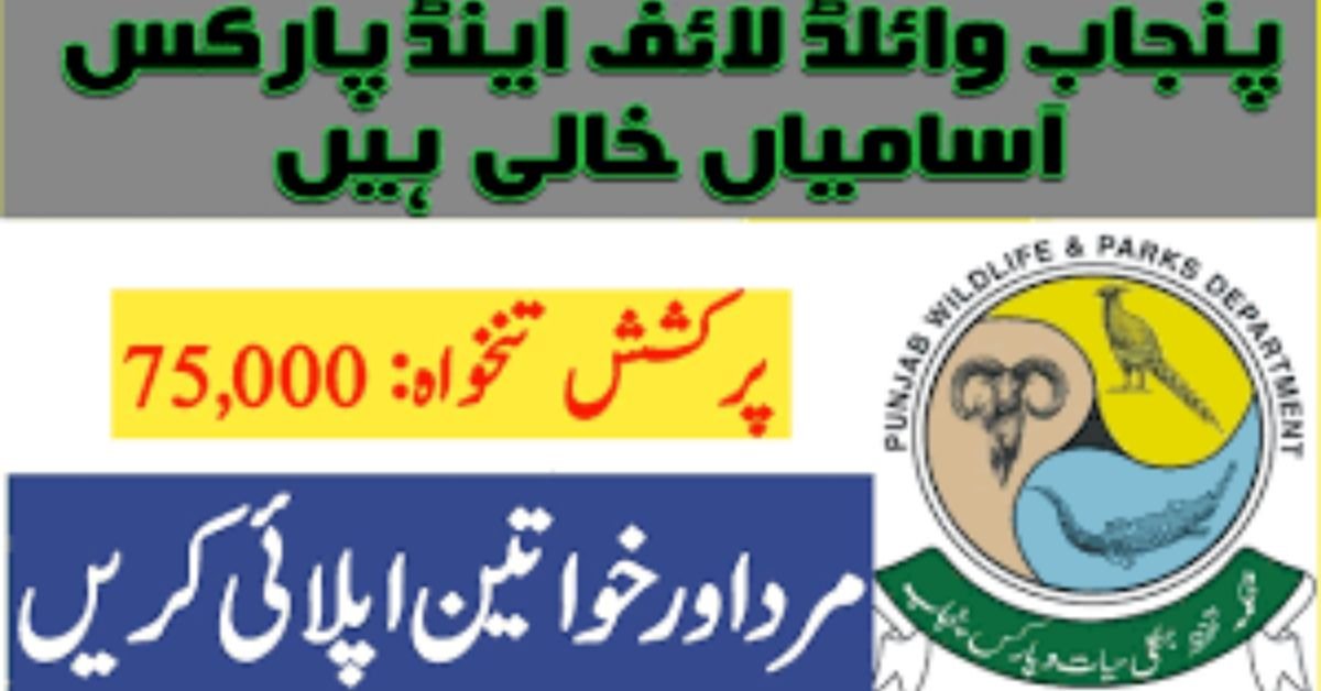 Punjab Wildlife & Parks Department Jobs in Lahore